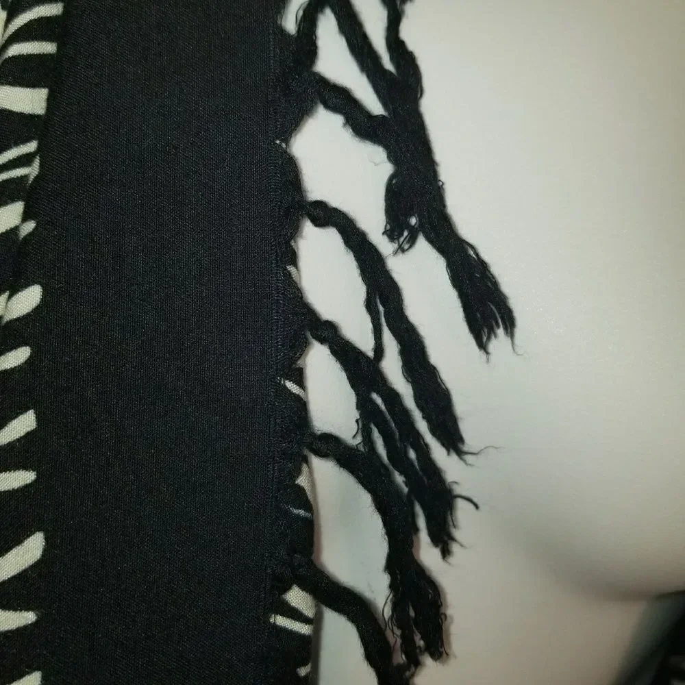 We be bop black rayon sarong swimsuit cover-up